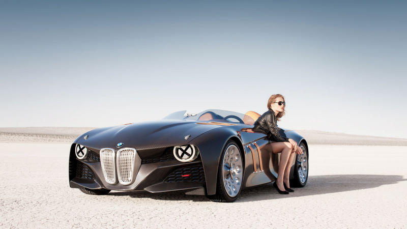 Illustration for article titled BMW 328 Hommage Concept: Retro, Sexy, Cool